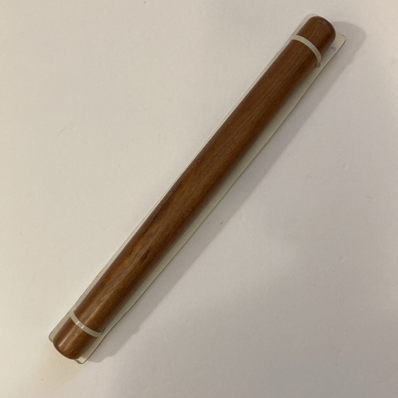 HEARTH HAND Magnolia French Tapered Wood Rolling Pin Brown - Picture 4 of 4